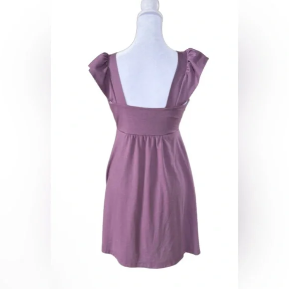 Guess Mauve Pink V-Neck Sleeveless Dress - Picture 2 of 4